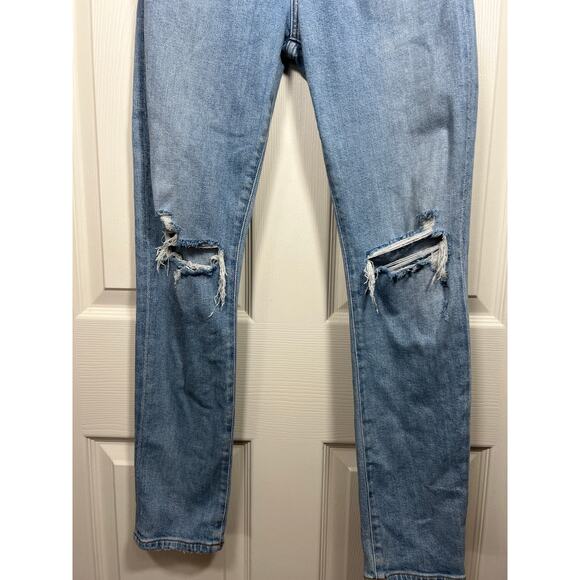 AGOLDE Toni Straight Leg Mid Rise Denim Jeans Women's 24 Capsule Easy Everyday - Picture 3 of 10
